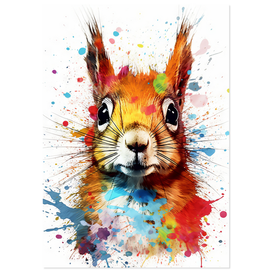 Eichhörnchen Pop-Art (SQUIRREL05)