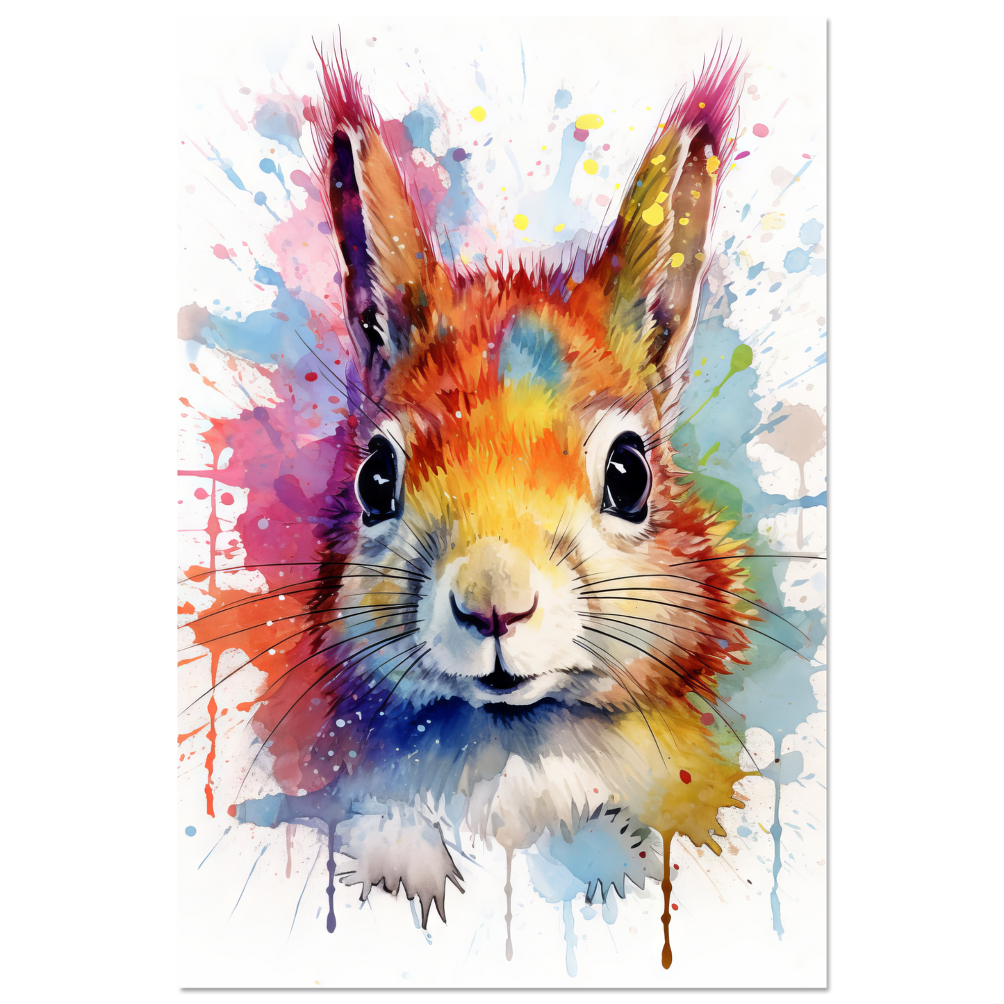 Squirrel pop art (SQUIRREL06)