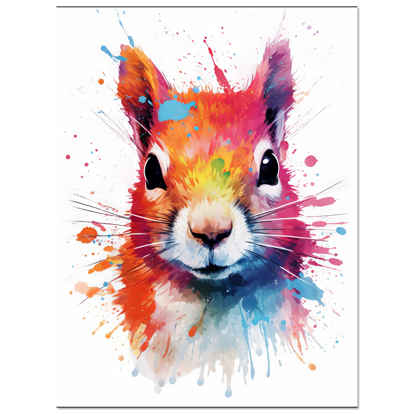 Squirrel pop art (SQUIRREL08)