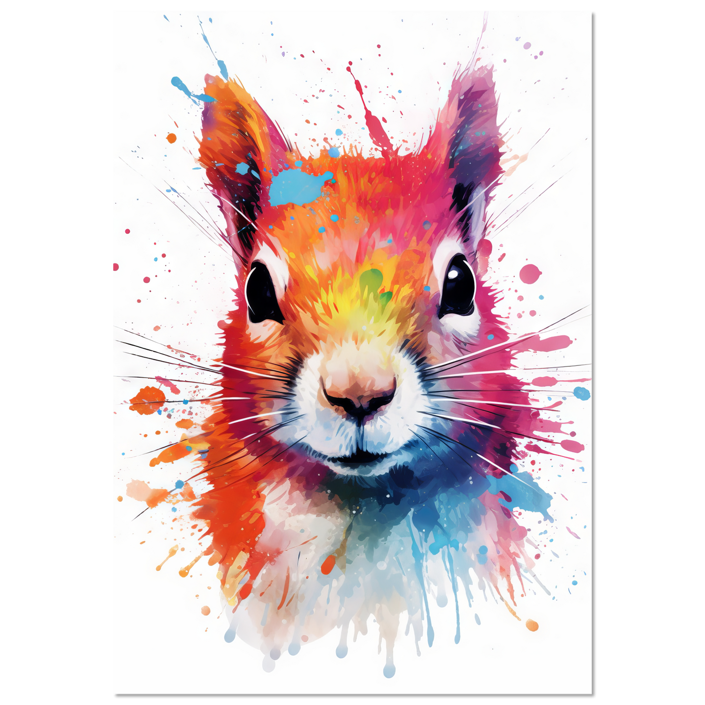 Squirrel pop art (SQUIRREL08)