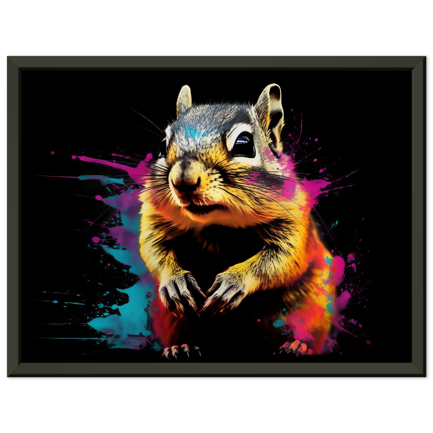 Chipmunk pop art (SQUIRREL13)