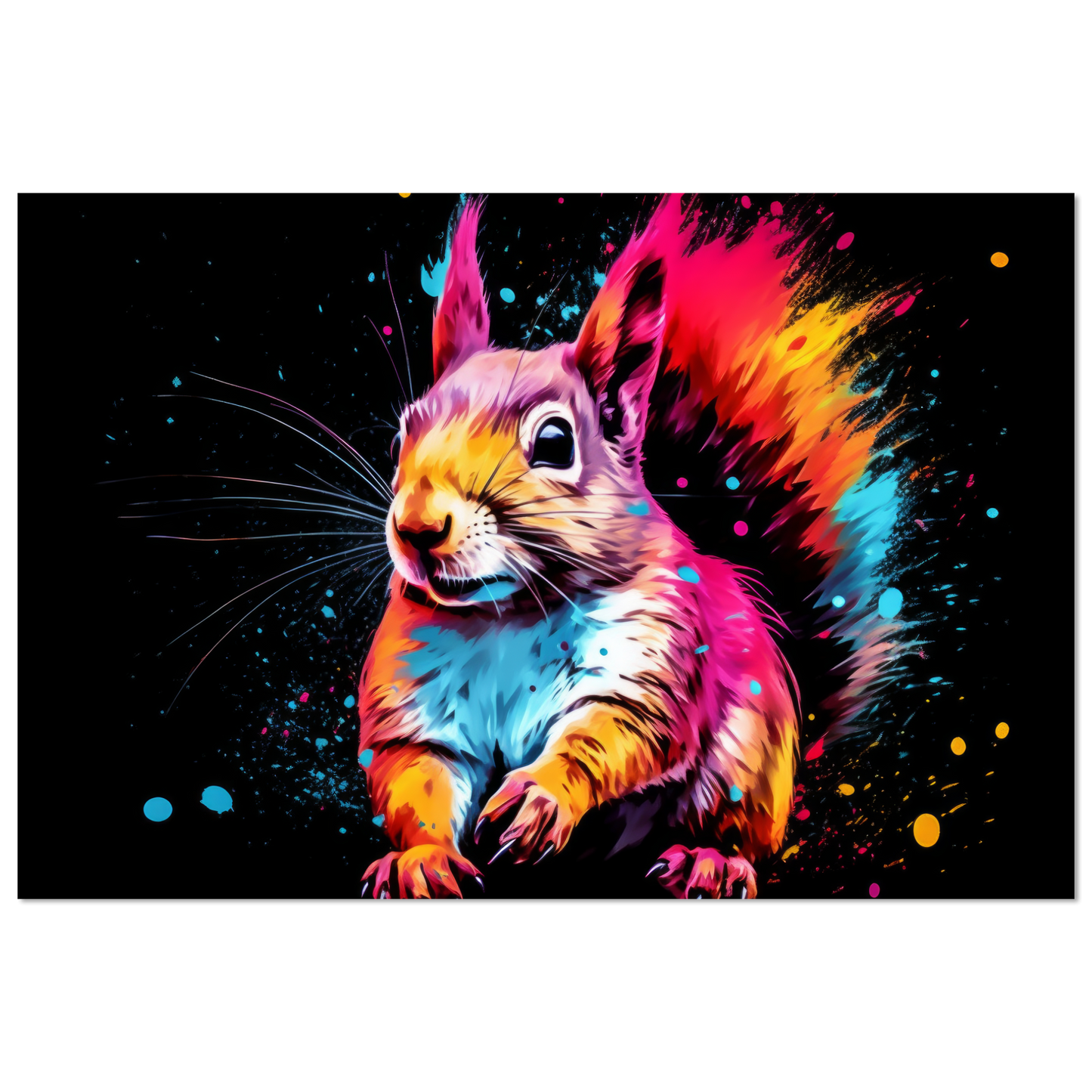 Squirrel pop art (SQUIRREL17)