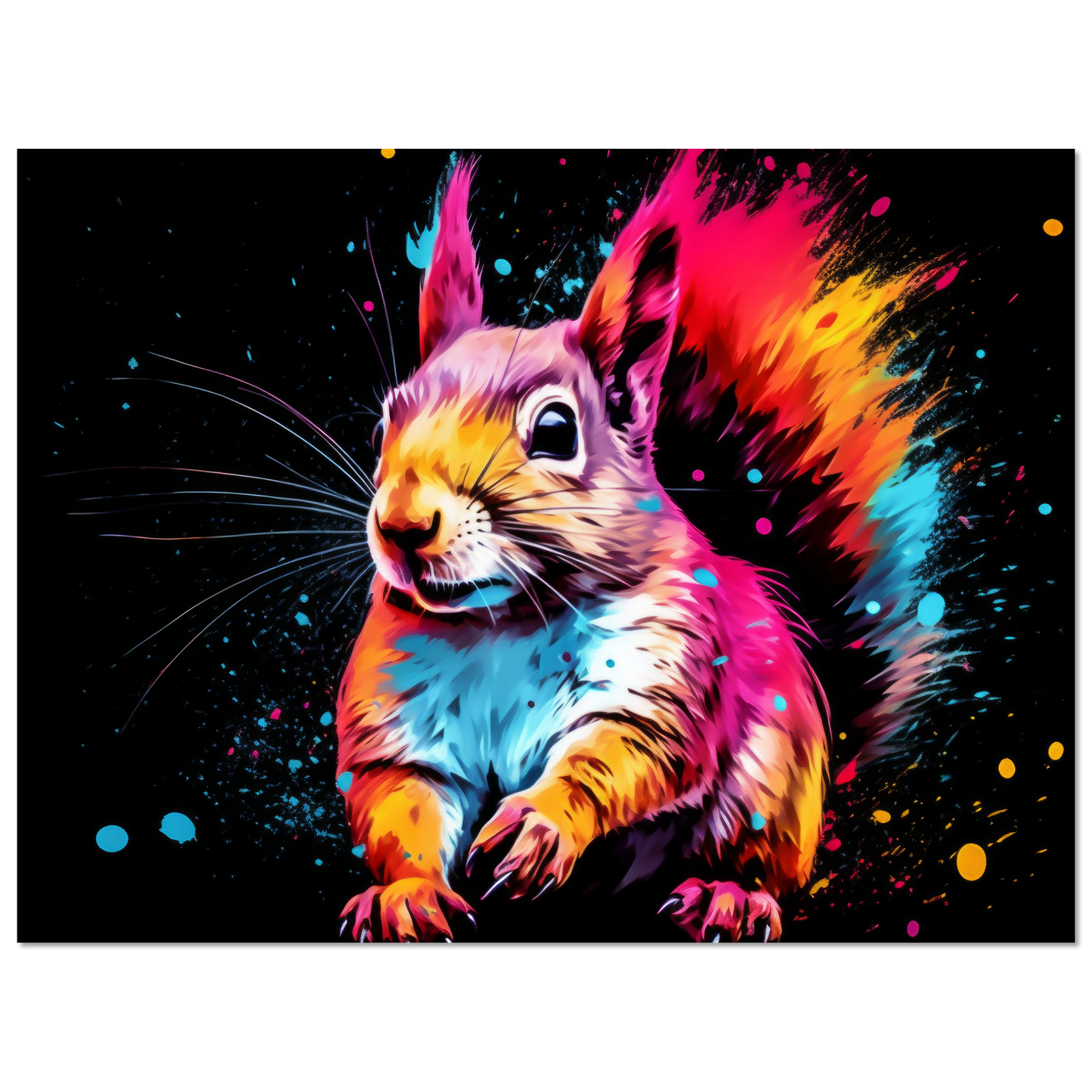 Squirrel pop art (SQUIRREL17)