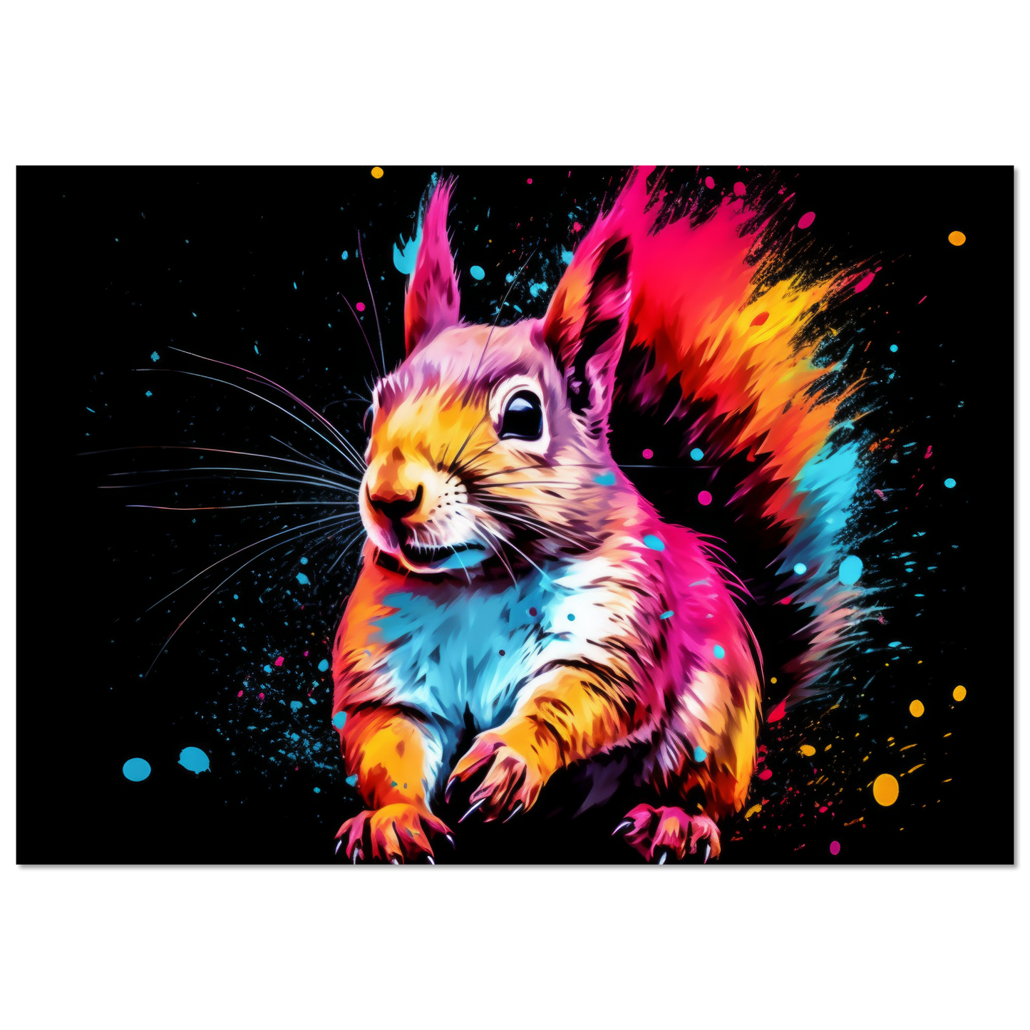 Squirrel pop art (SQUIRREL17)