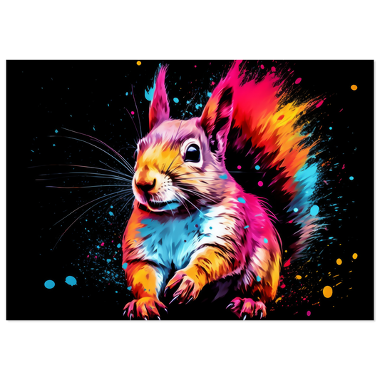 Squirrel pop art (SQUIRREL17)