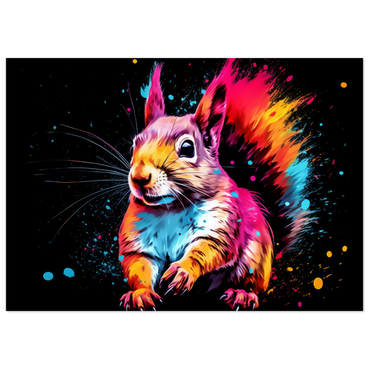Eichhörnchen Pop-Art (SQUIRREL17)