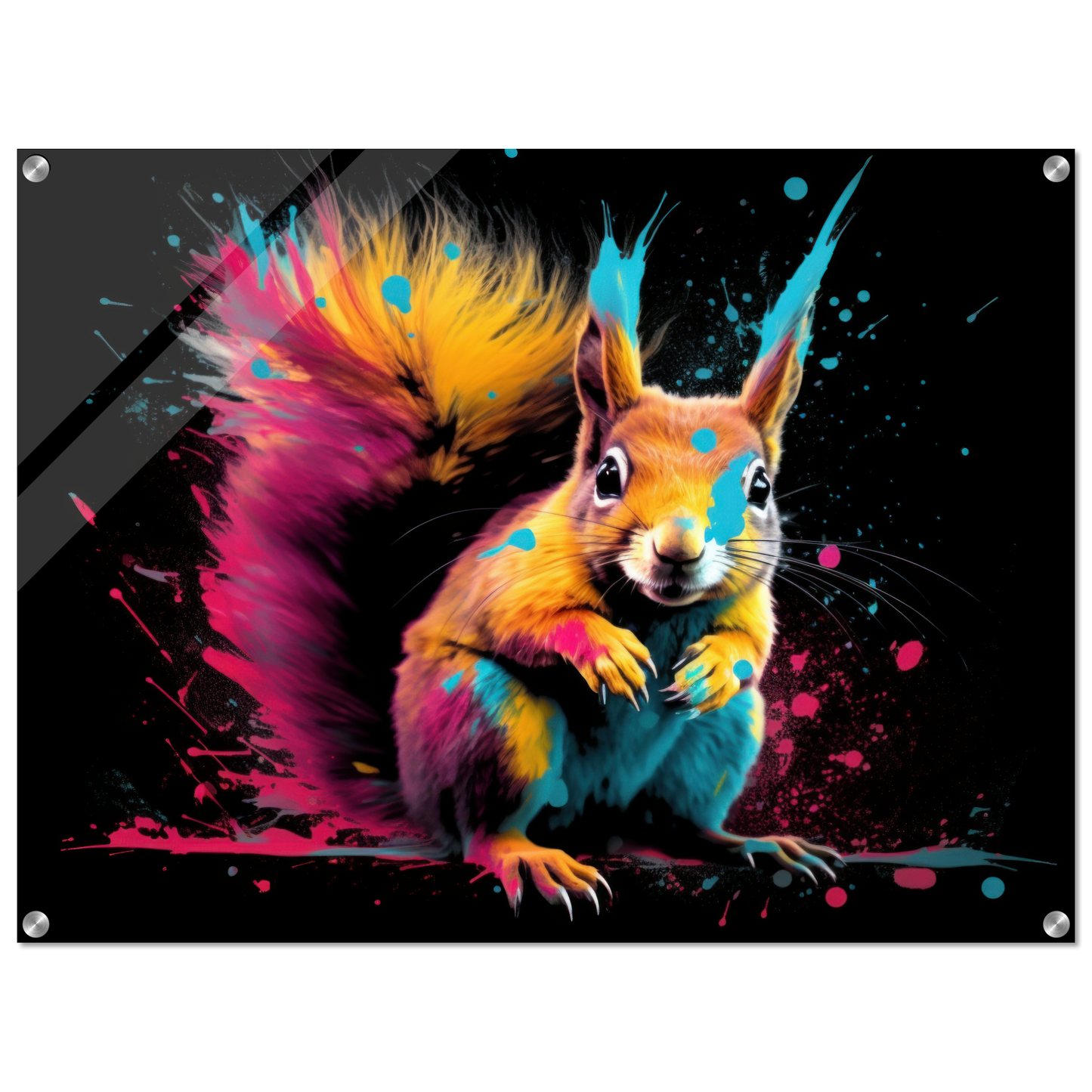 Squirrel pop art (SQUIRREL18)