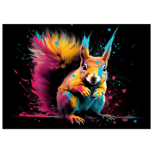Eichhörnchen Pop-Art (SQUIRREL18)