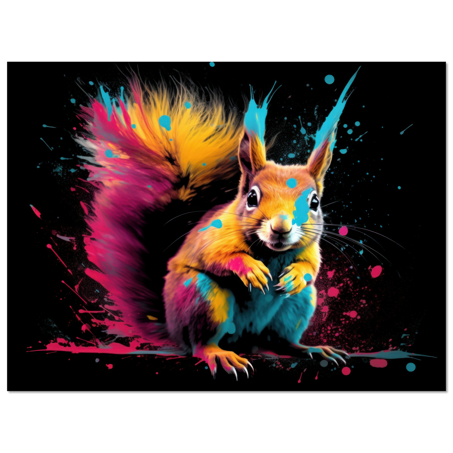 Squirrel pop art (SQUIRREL18)