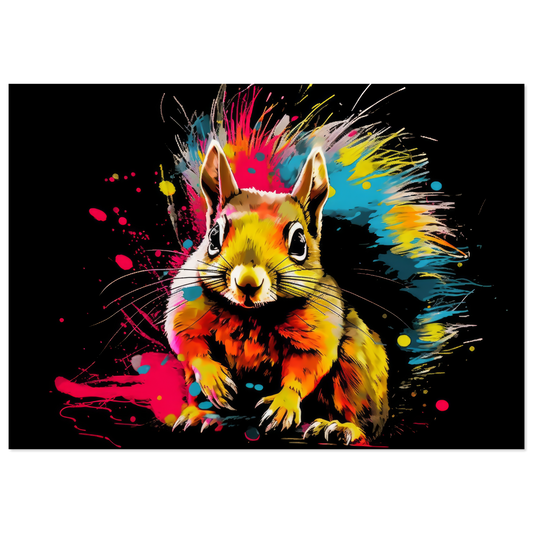 Eichhörnchen Pop-Art (SQUIRREL19)
