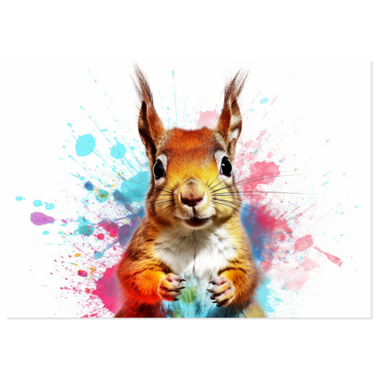 Eichhörnchen Pop-Art (SQUIRREL21)