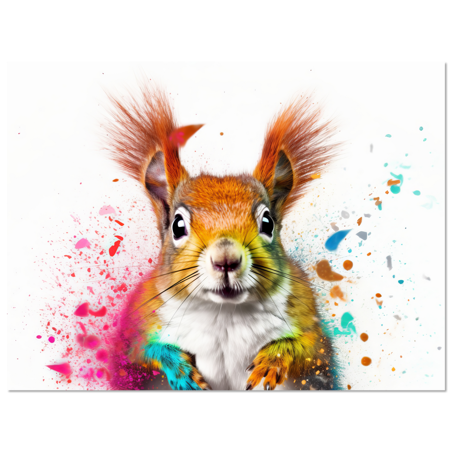 Eichhörnchen Pop-Art (SQUIRREL22)
