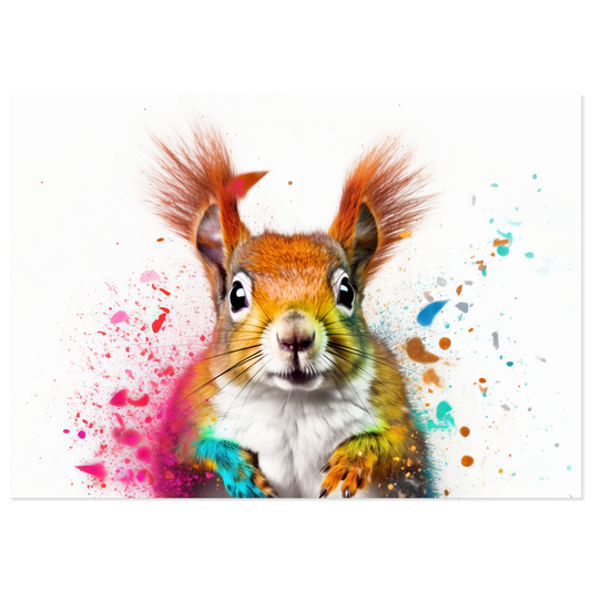 Eichhörnchen Pop-Art (SQUIRREL22)
