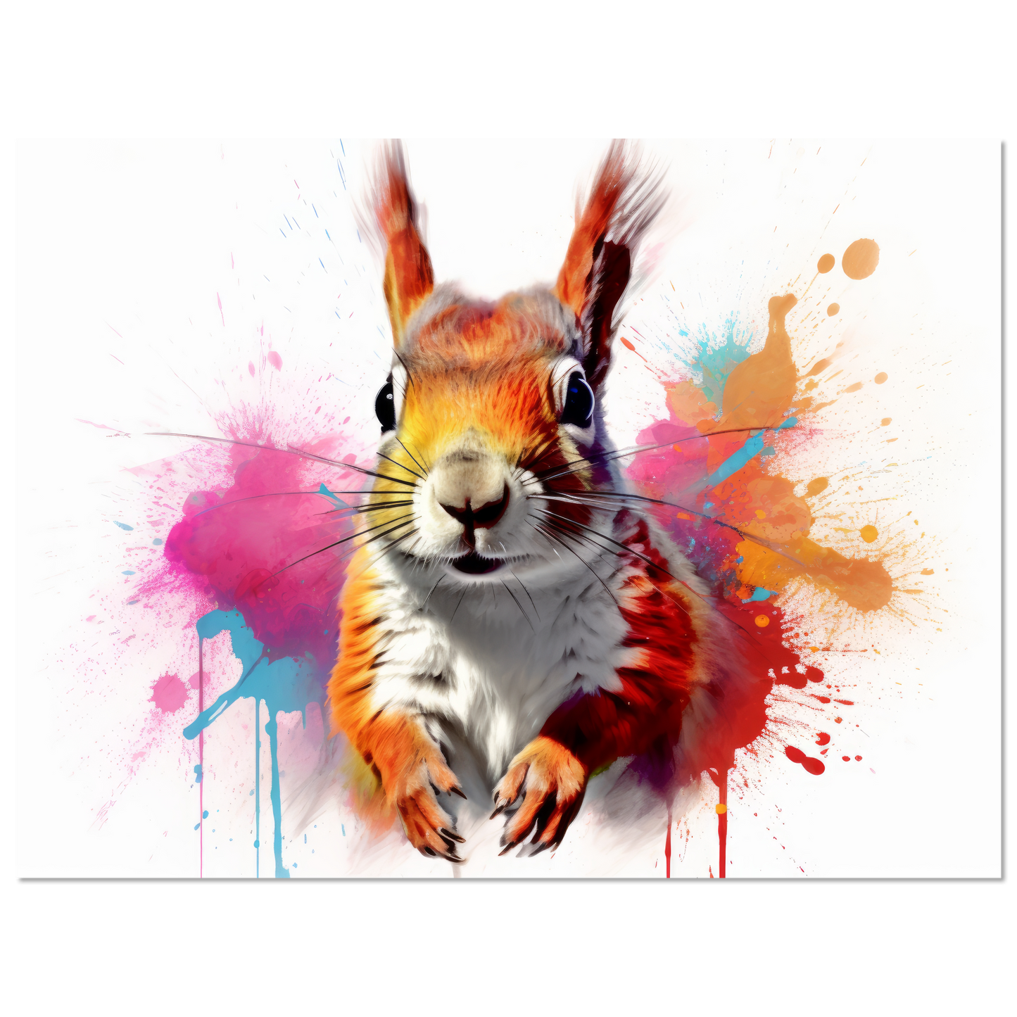 Squirrel pop art (SQUIRREL23)