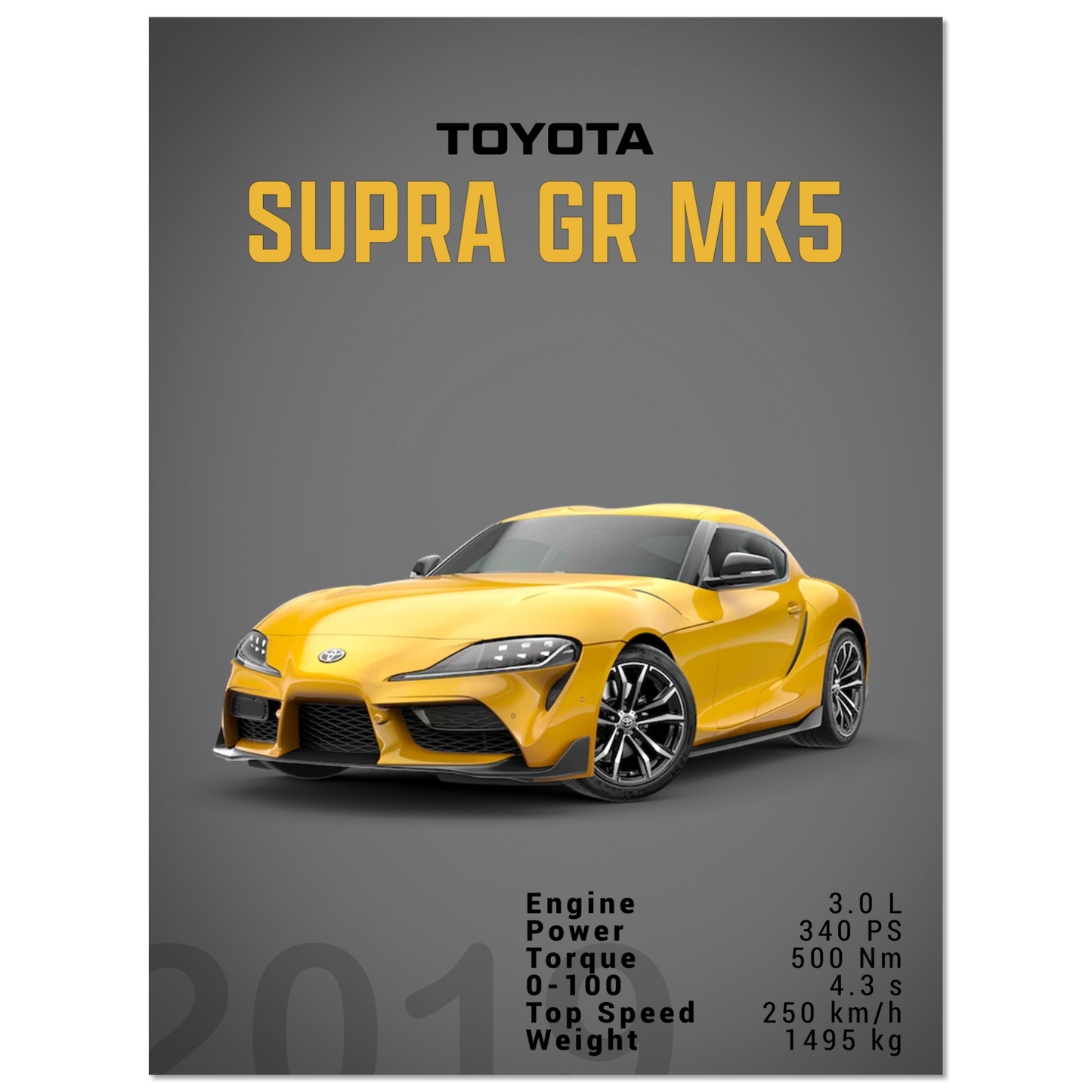 Toyota Supra GR MK5 (SUPRA04D)