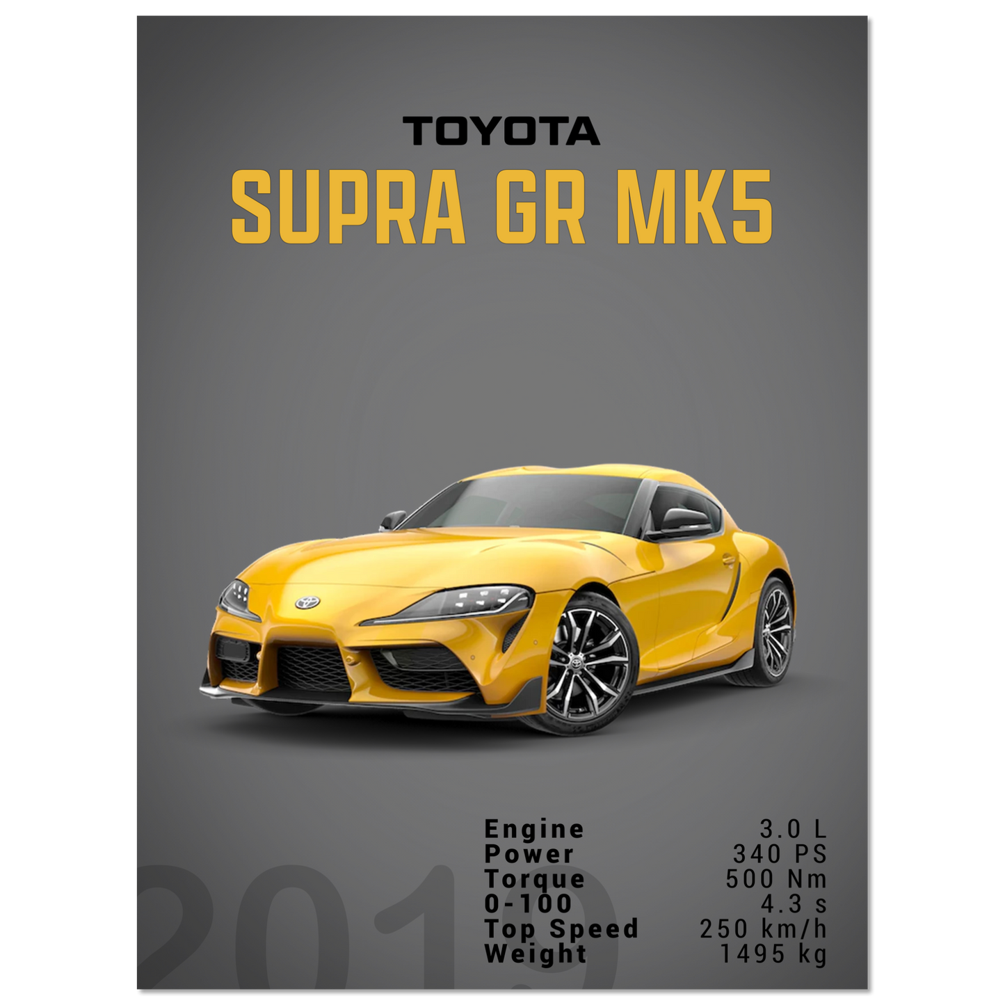 Toyota Supra GR MK5 (SUPRA04D)