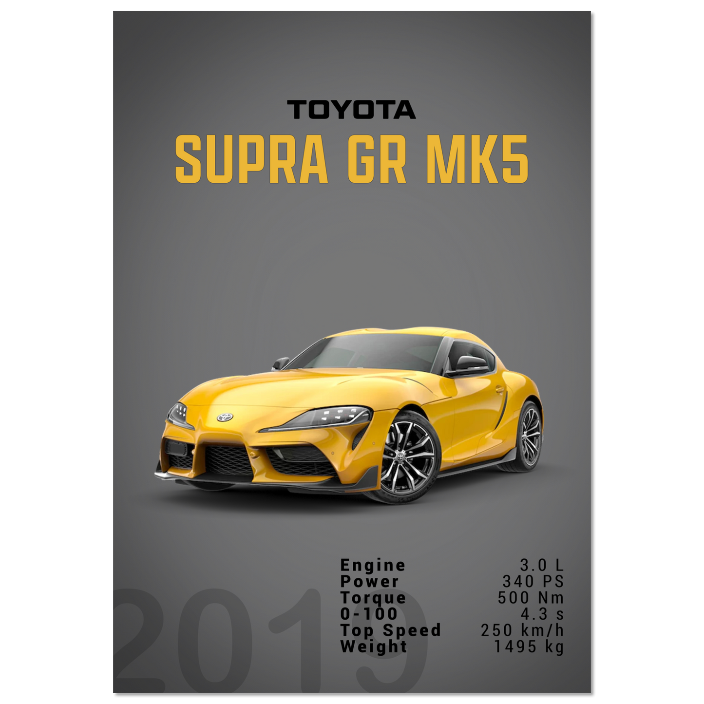 Toyota Supra GR MK5 (SUPRA04D)