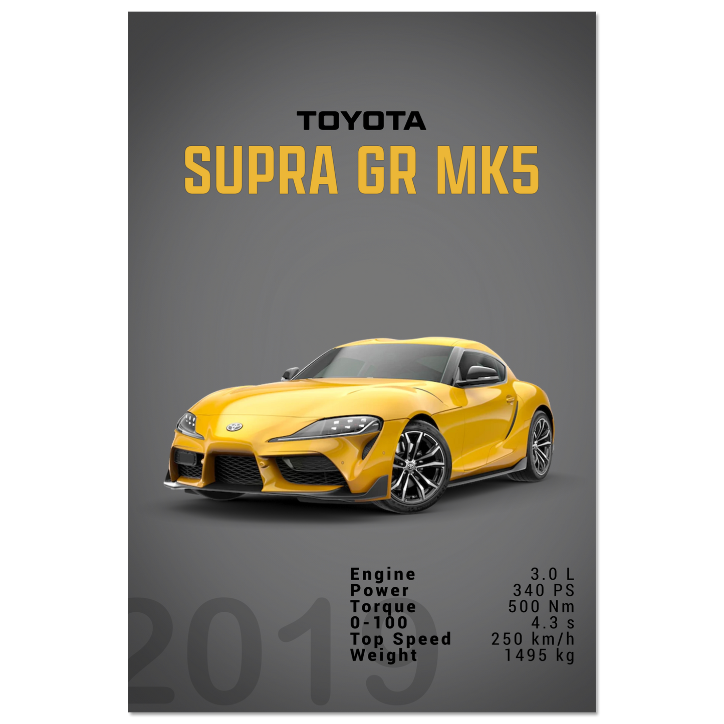 Toyota Supra GR MK5 (SUPRA04D)