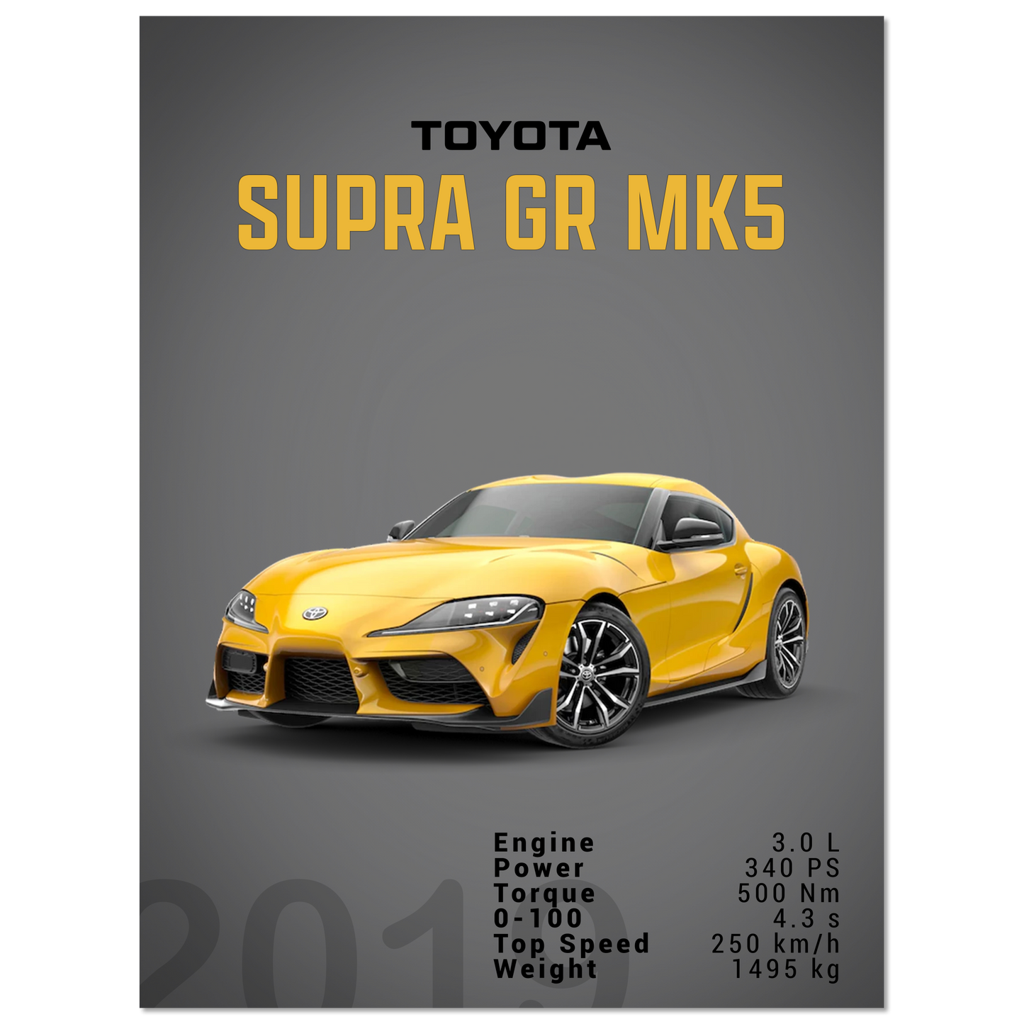 Toyota Supra GR MK5 (SUPRA04D)
