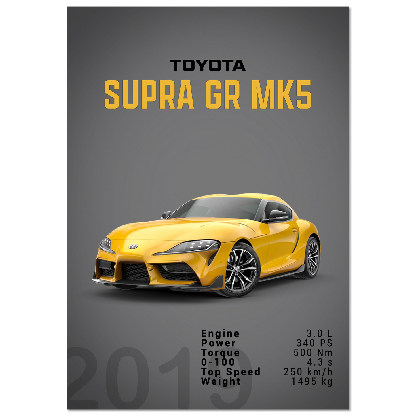 Toyota Supra GR MK5 (SUPRA04D)