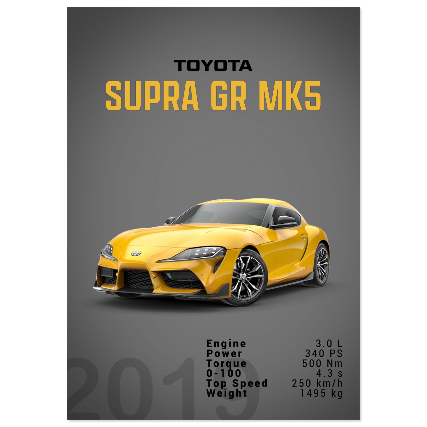 Toyota Supra GR MK5 (SUPRA04D)
