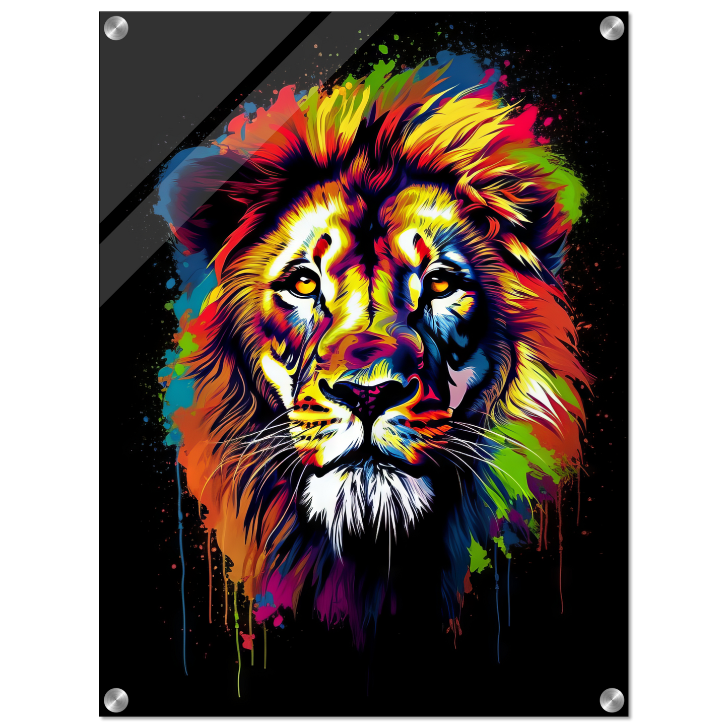 Lion pop art (WILD03)
