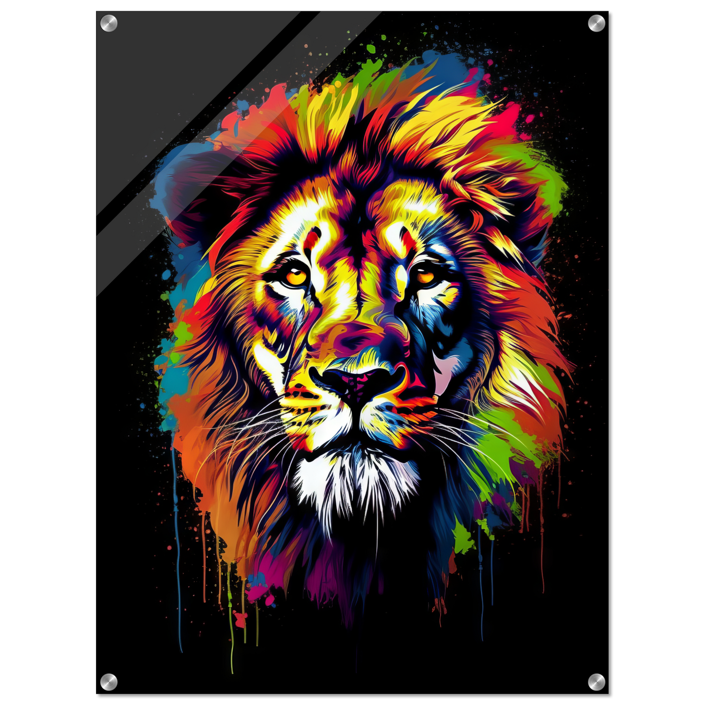 Lion pop art (WILD03)