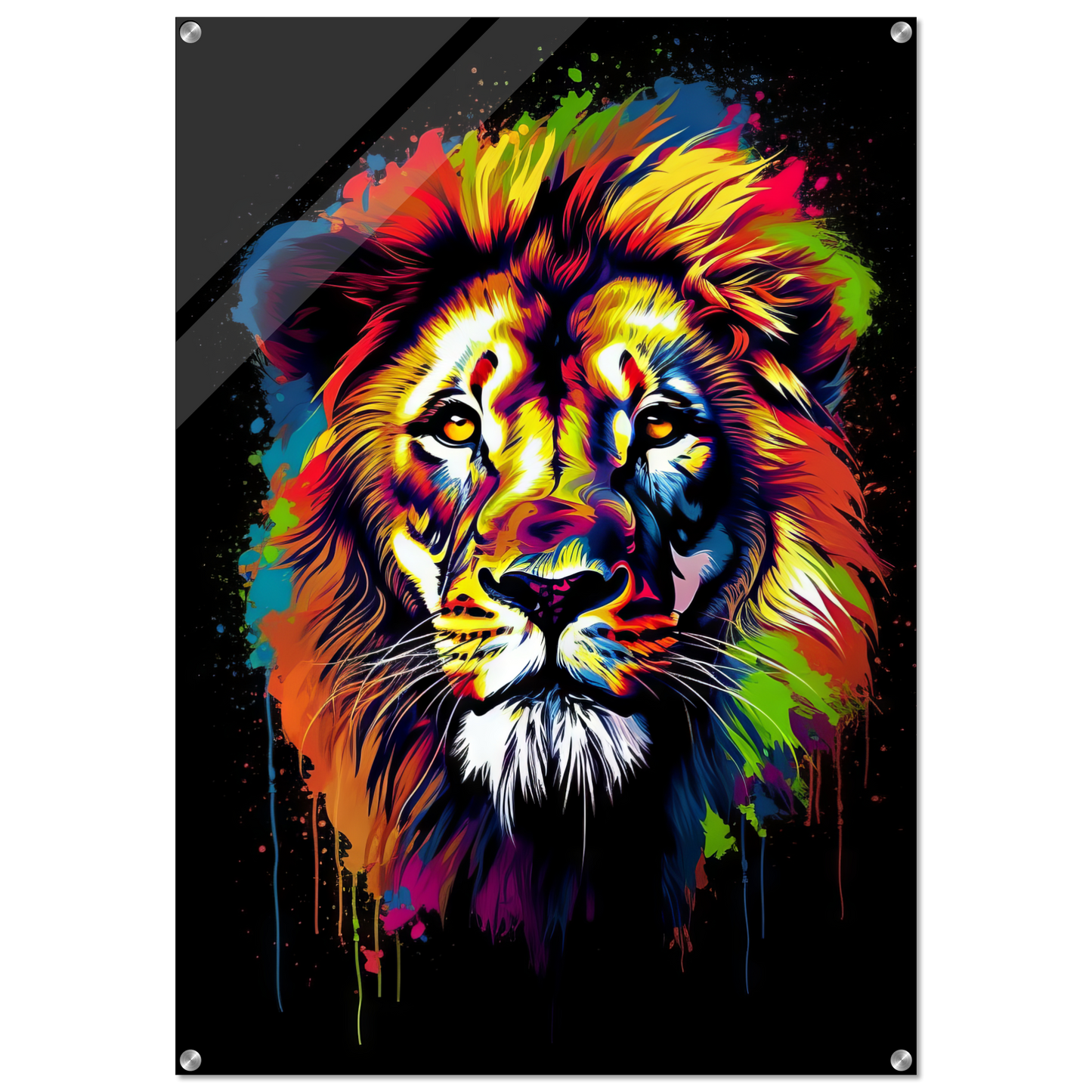 Lion pop art (WILD03)