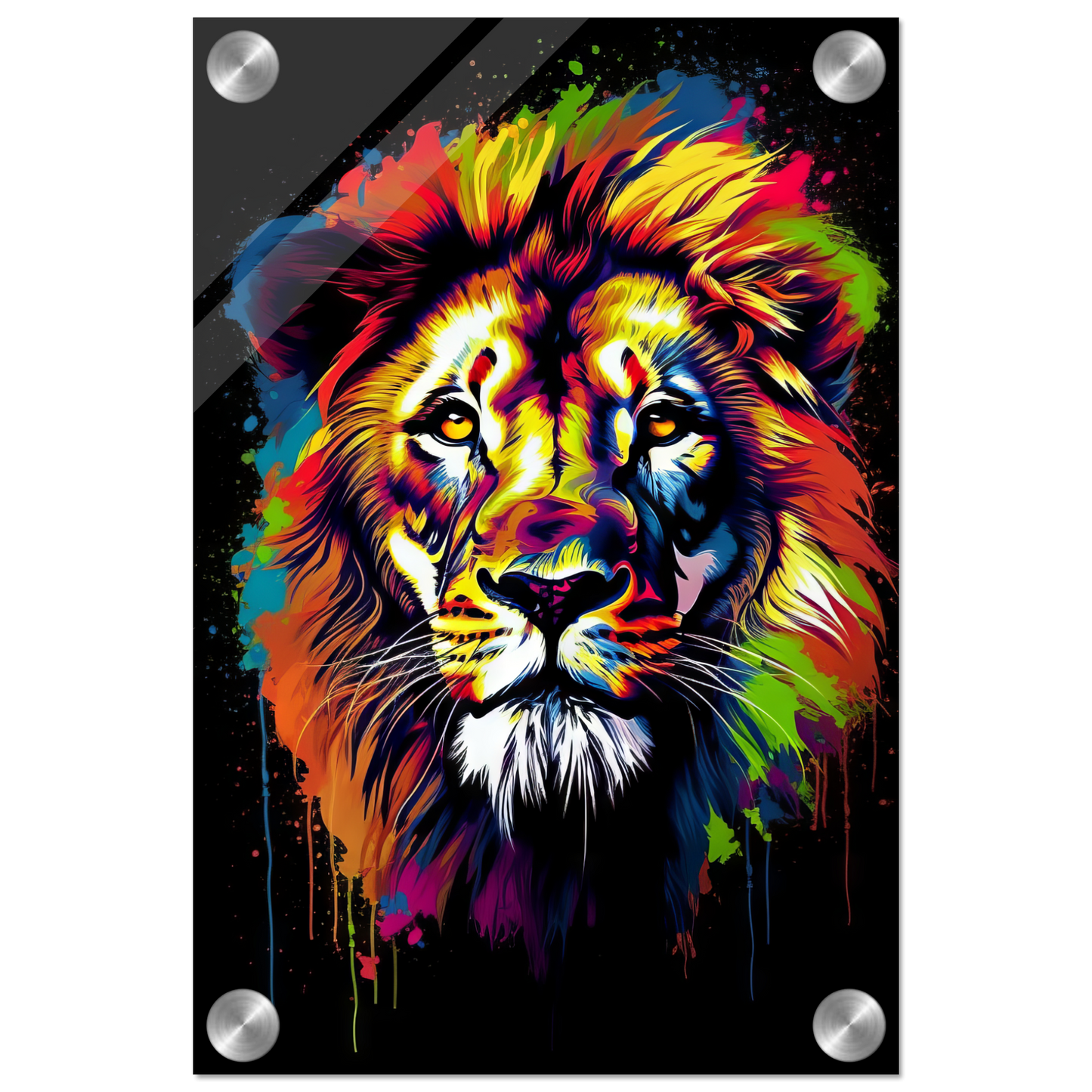Lion pop art (WILD03)