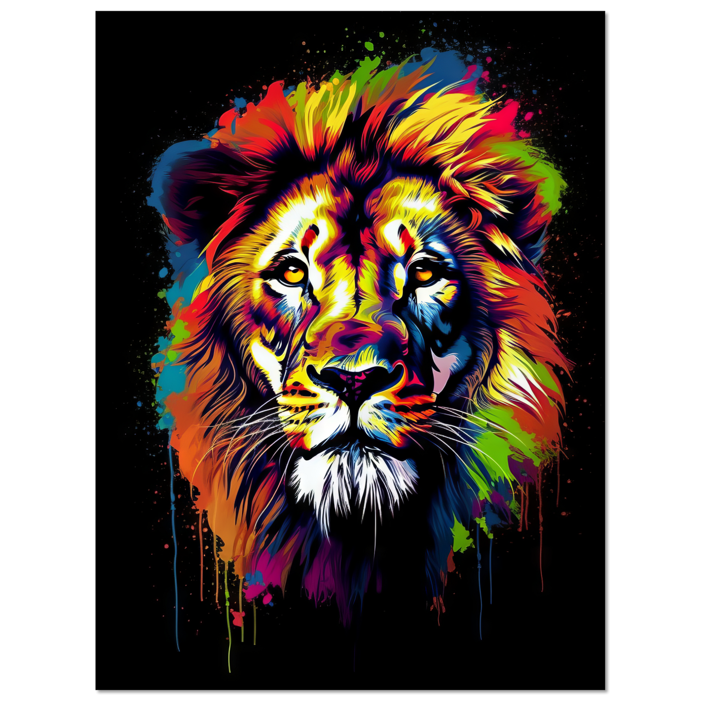 Lion pop art (WILD03)