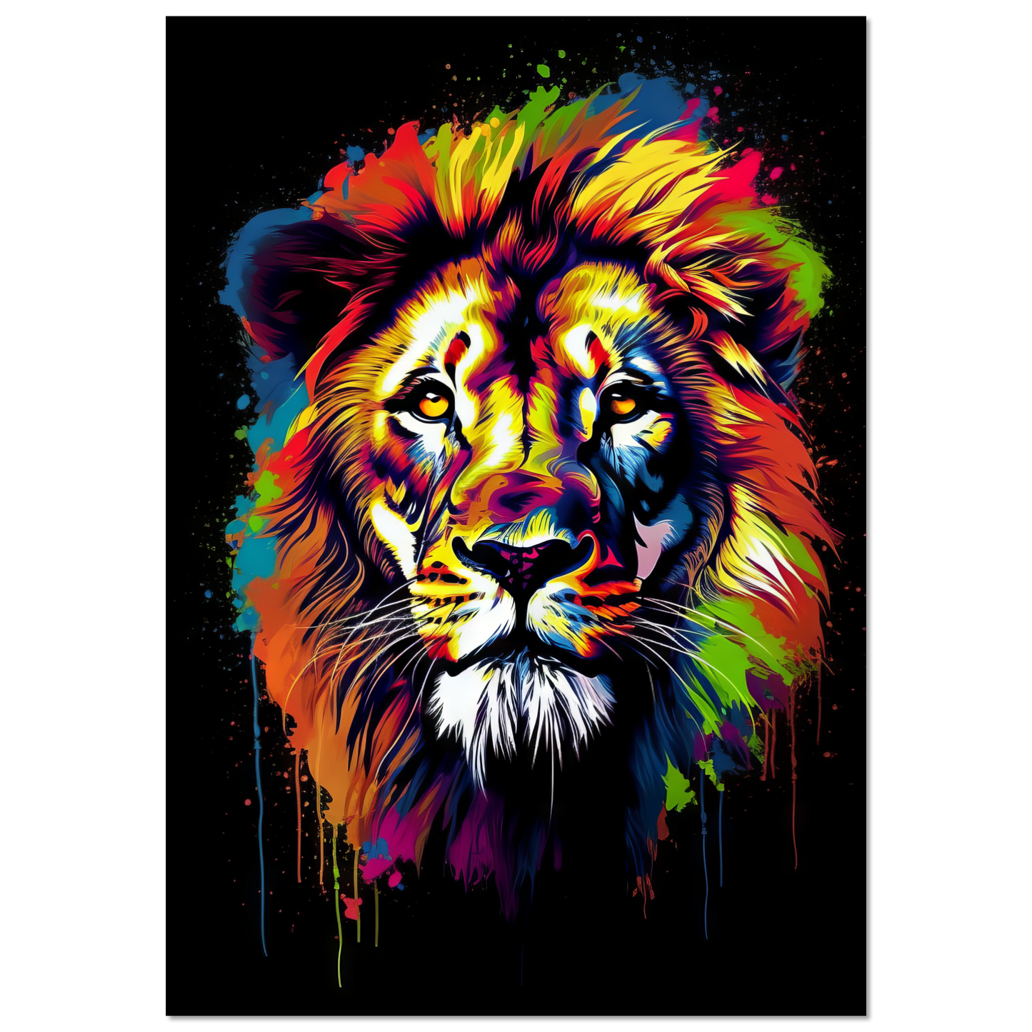 Lion pop art (WILD03)