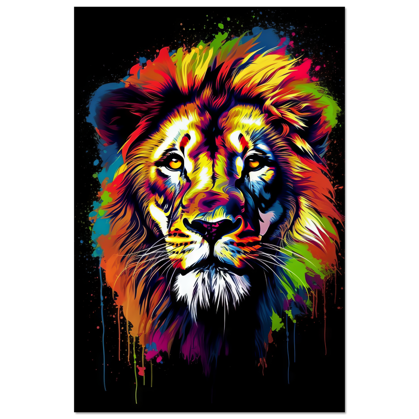 Lion pop art (WILD03)