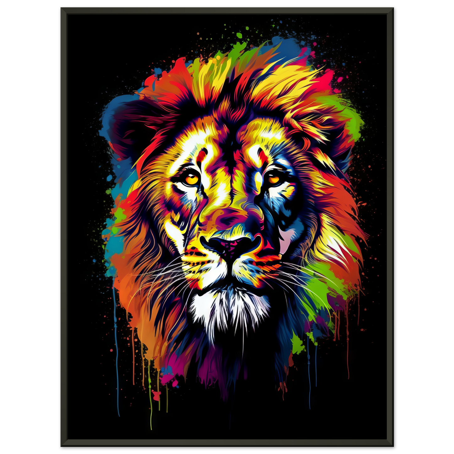 Lion pop art (WILD03)