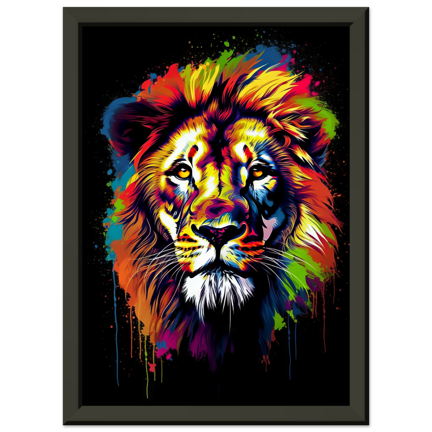 Lion pop art (WILD03)