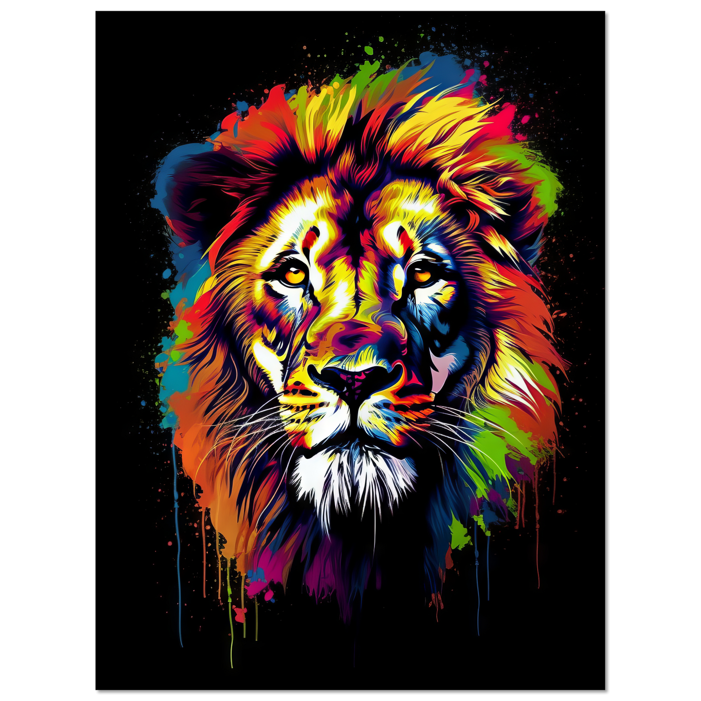 Lion pop art (WILD03)