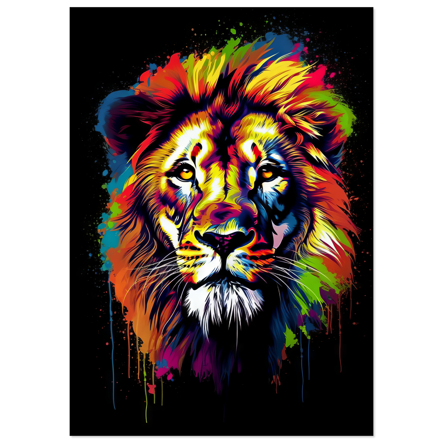 Lion pop art (WILD03)