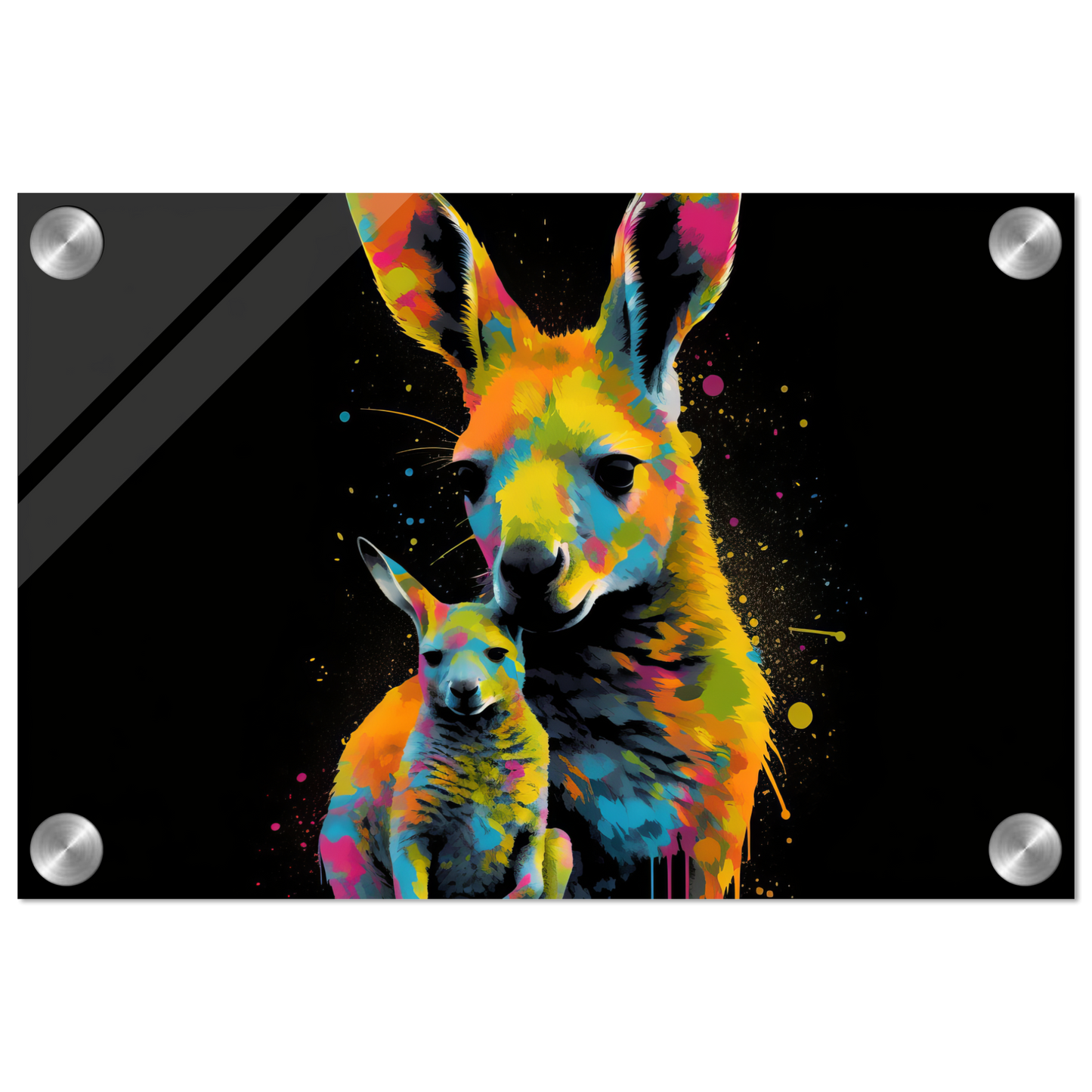 Kangaroos pop art (WILD100)
