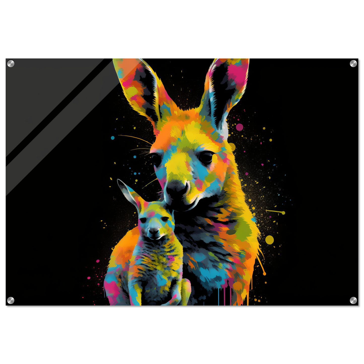Kangaroos pop art (WILD100)