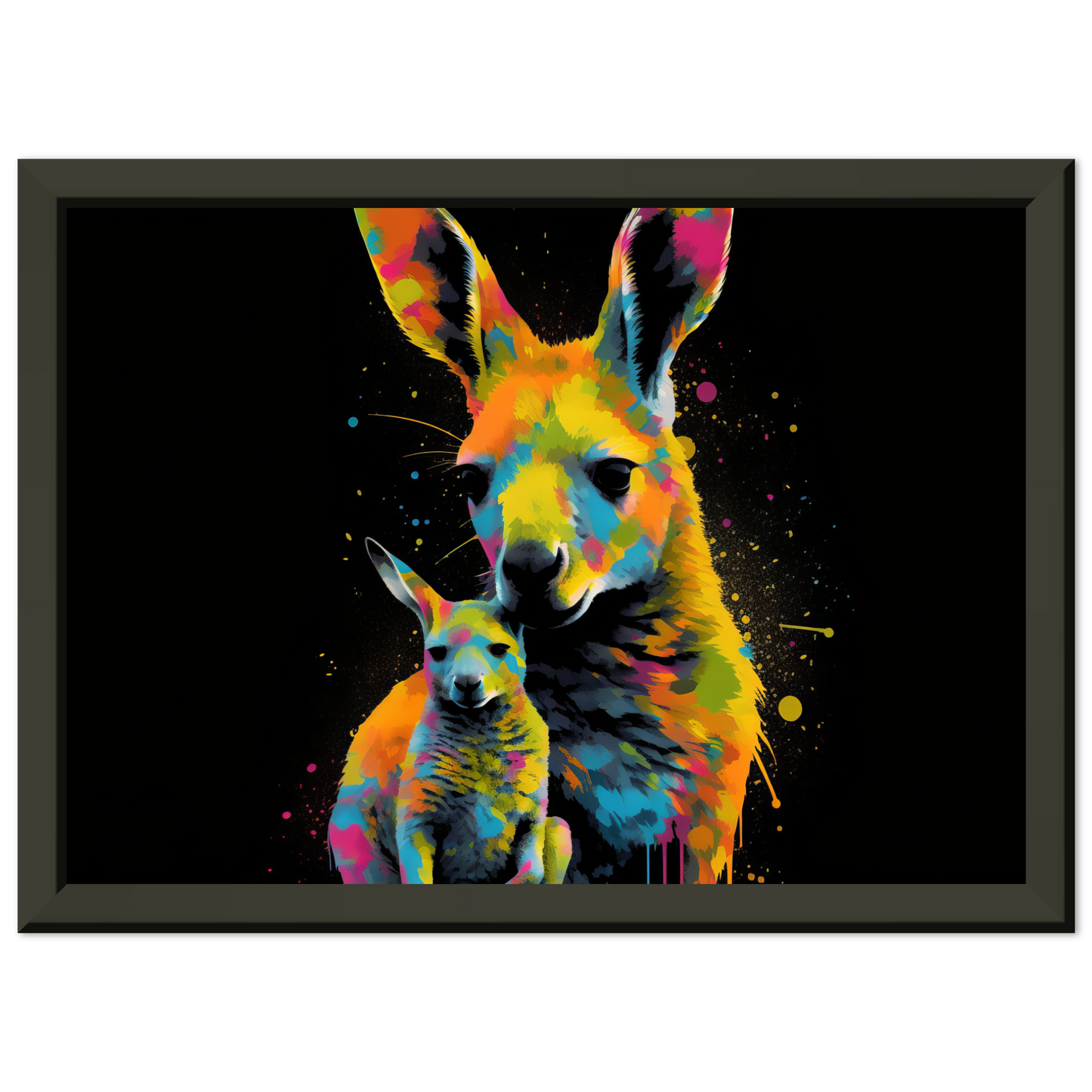Kangaroos pop art (WILD100)