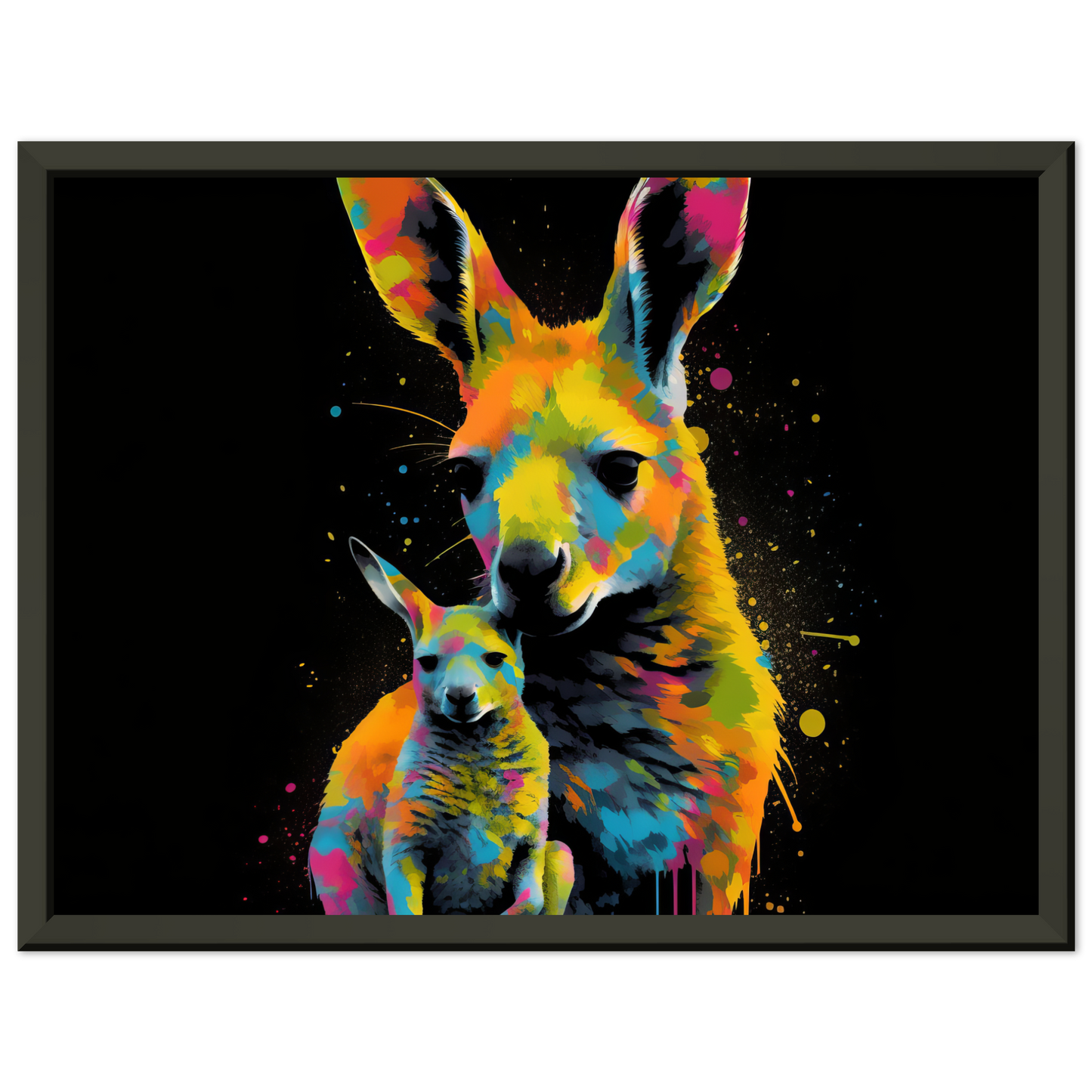 Kangaroos pop art (WILD100)
