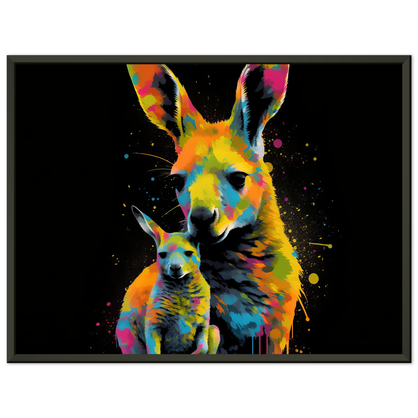 Kangaroos pop art (WILD100)