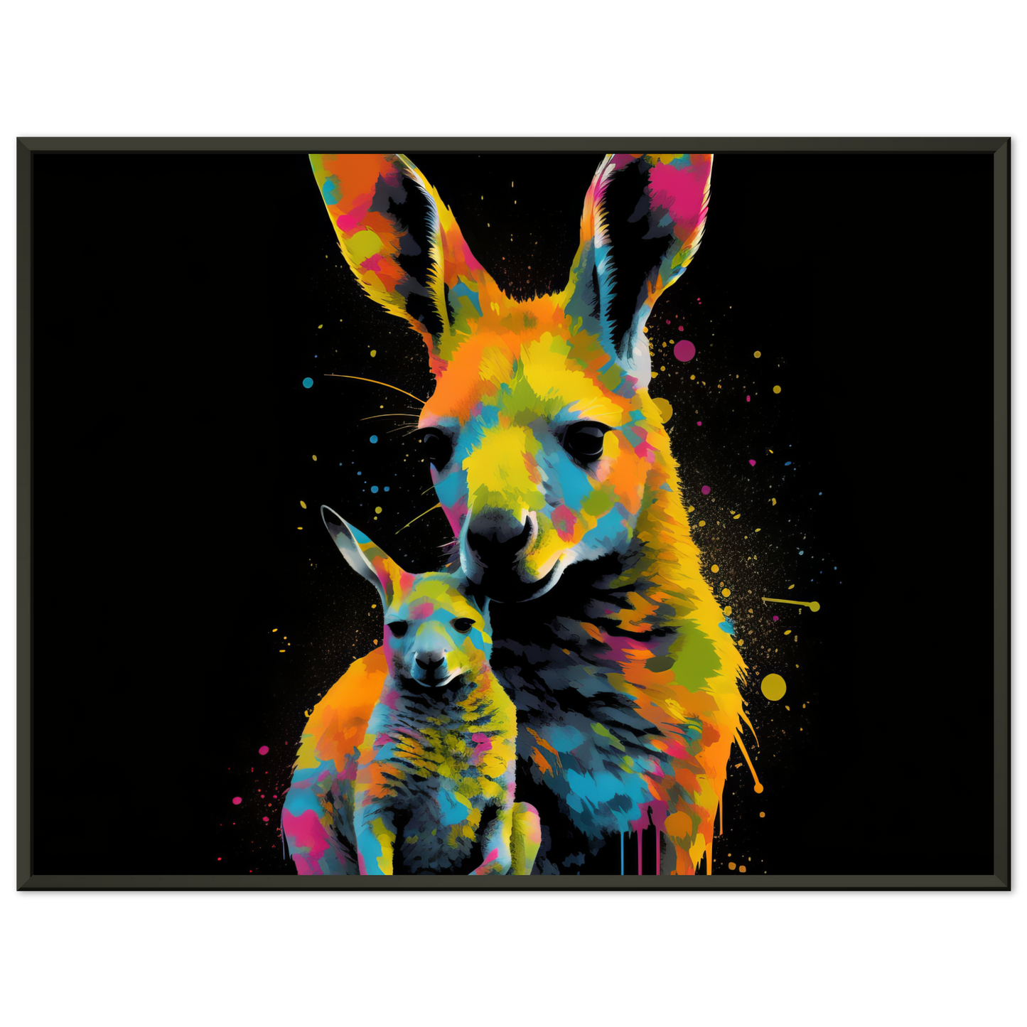 Kangaroos pop art (WILD100)