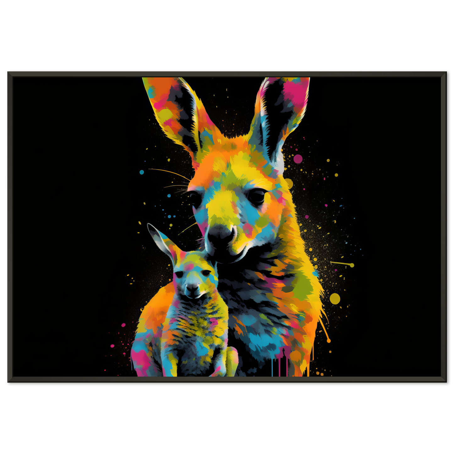 Kangaroos pop art (WILD100)