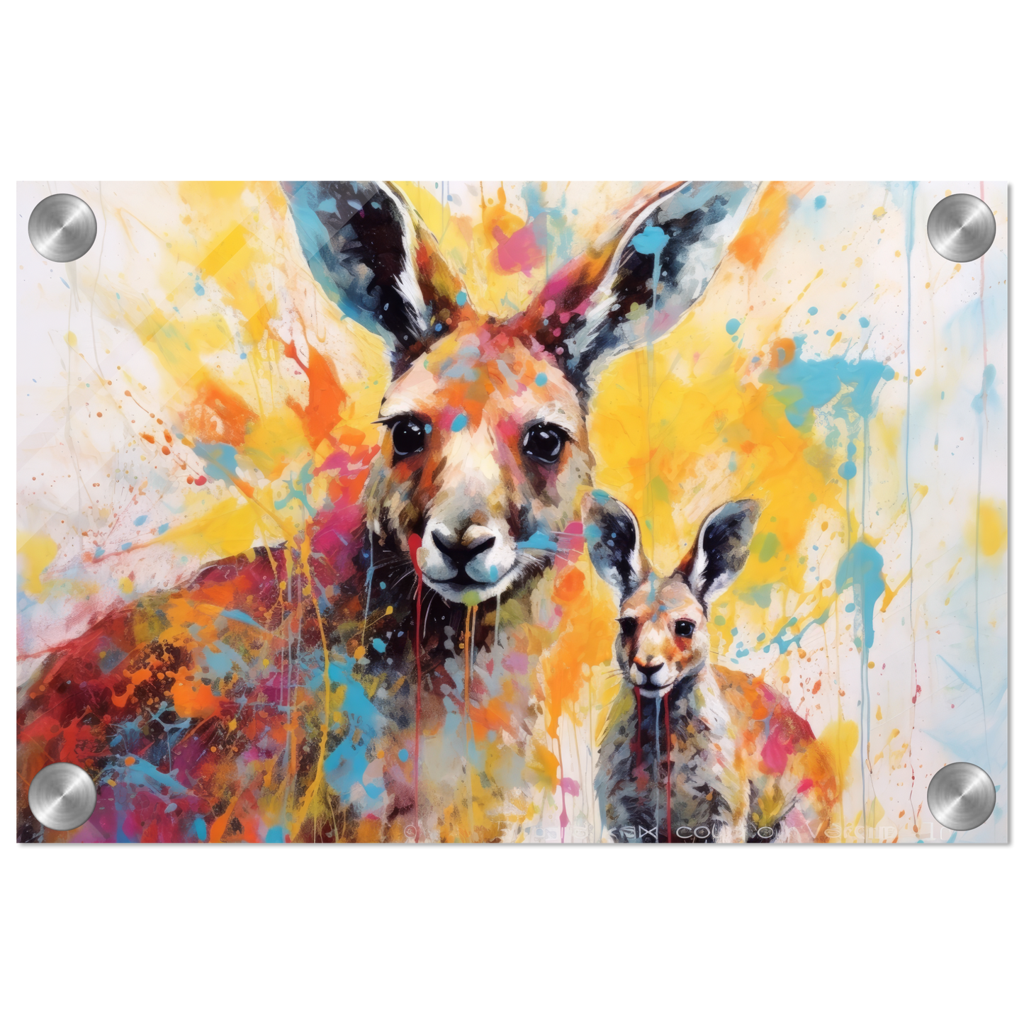 Kängurus Pop-Art (WILD101)