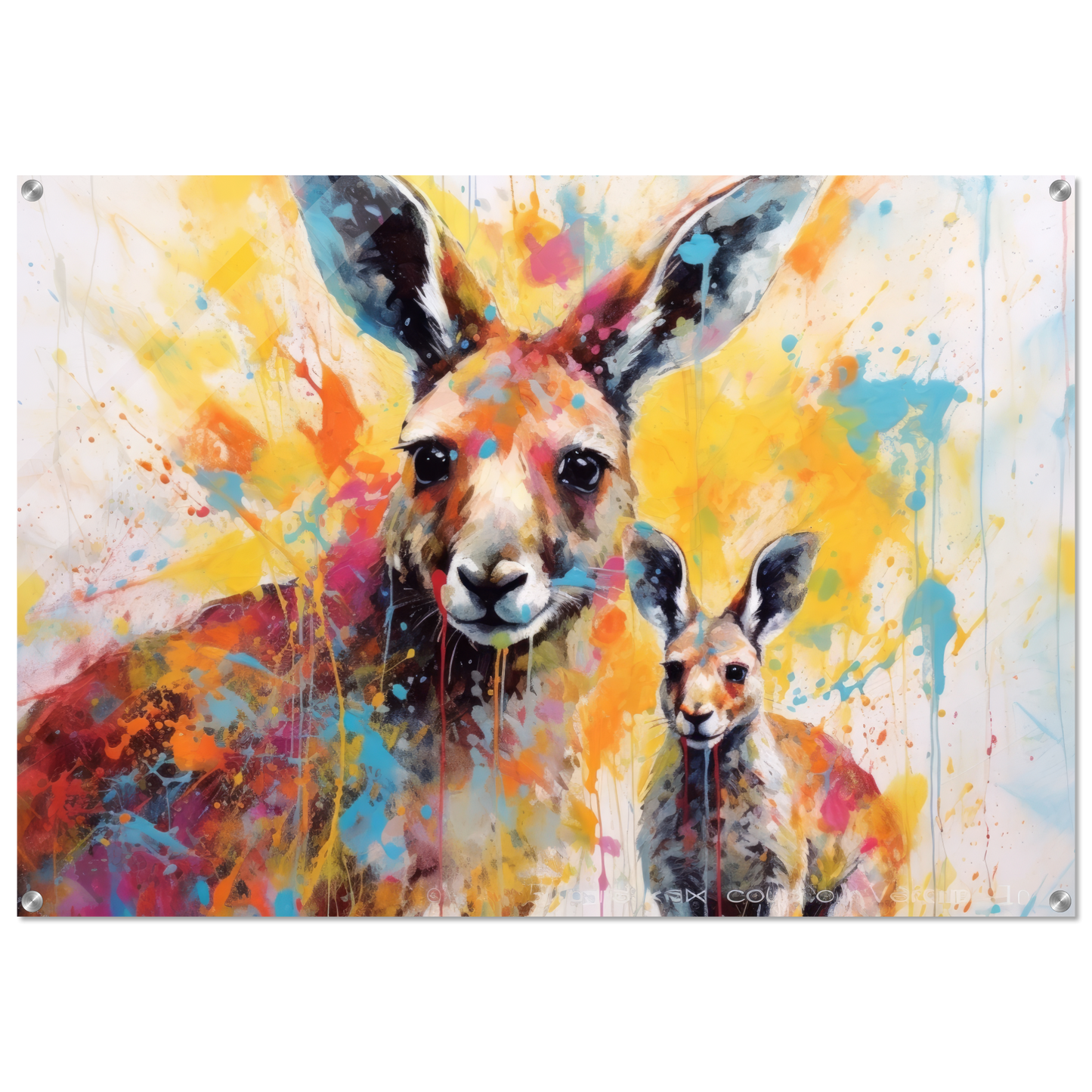 Kängurus Pop-Art (WILD101)