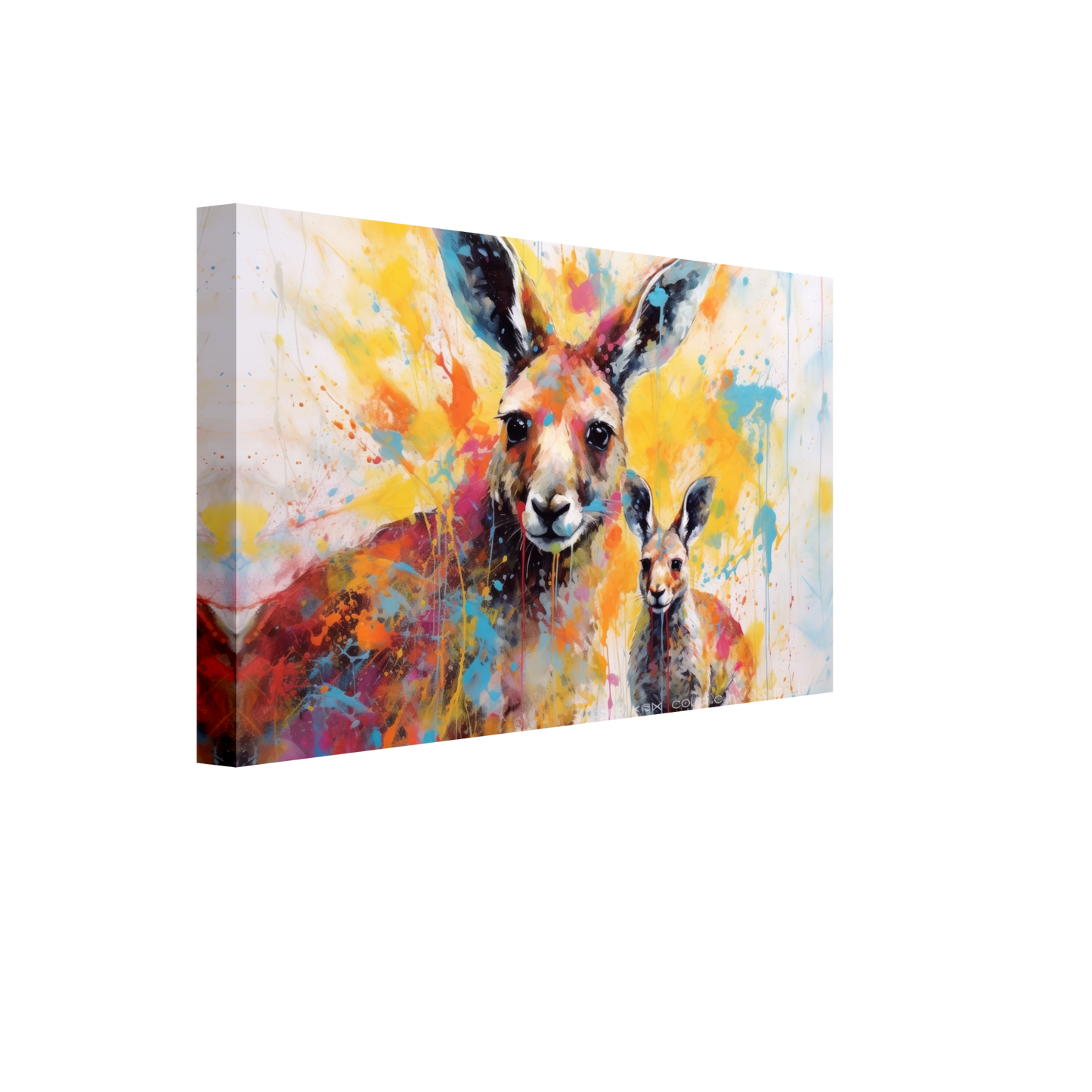 Kängurus Pop-Art (WILD101)