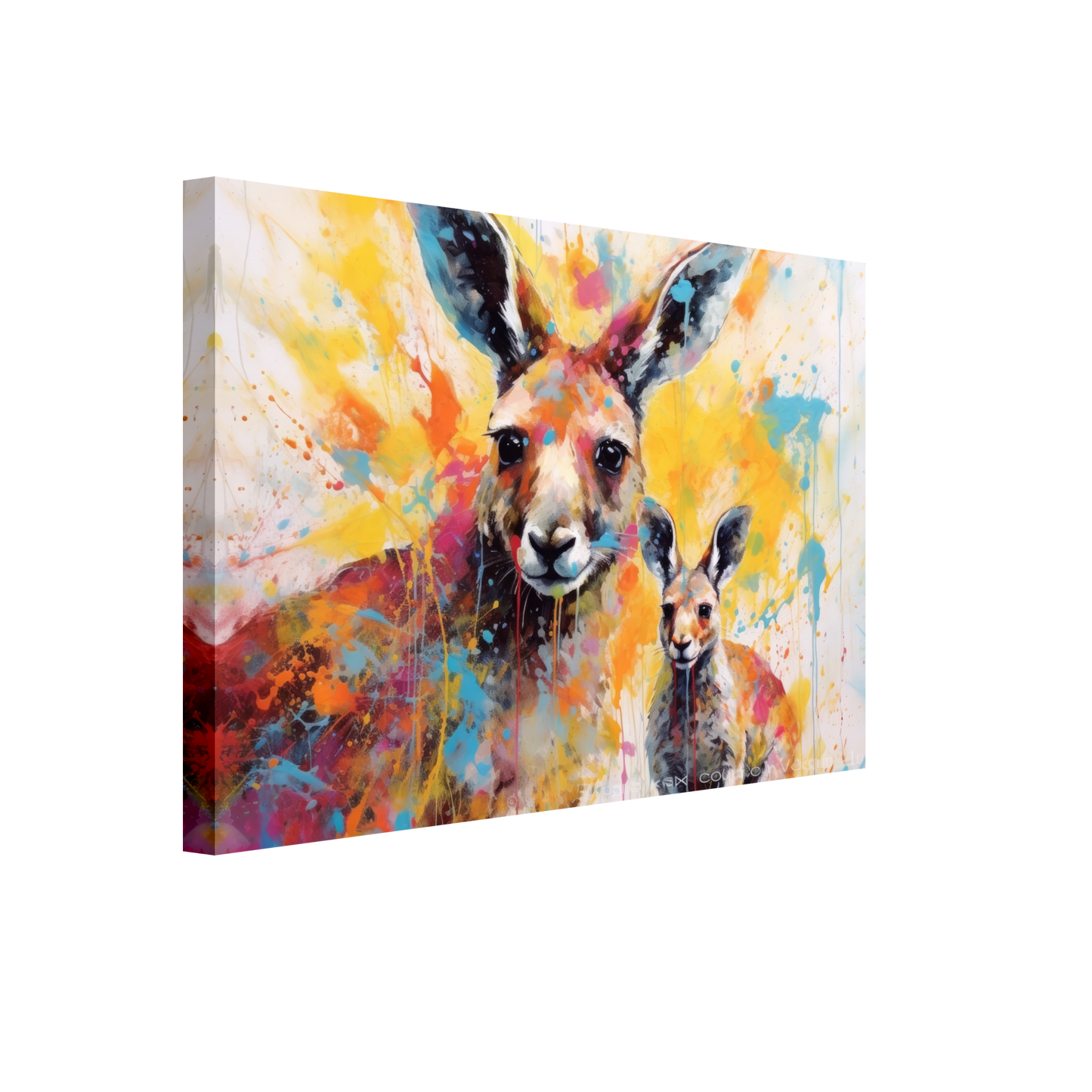 Kängurus Pop-Art (WILD101)