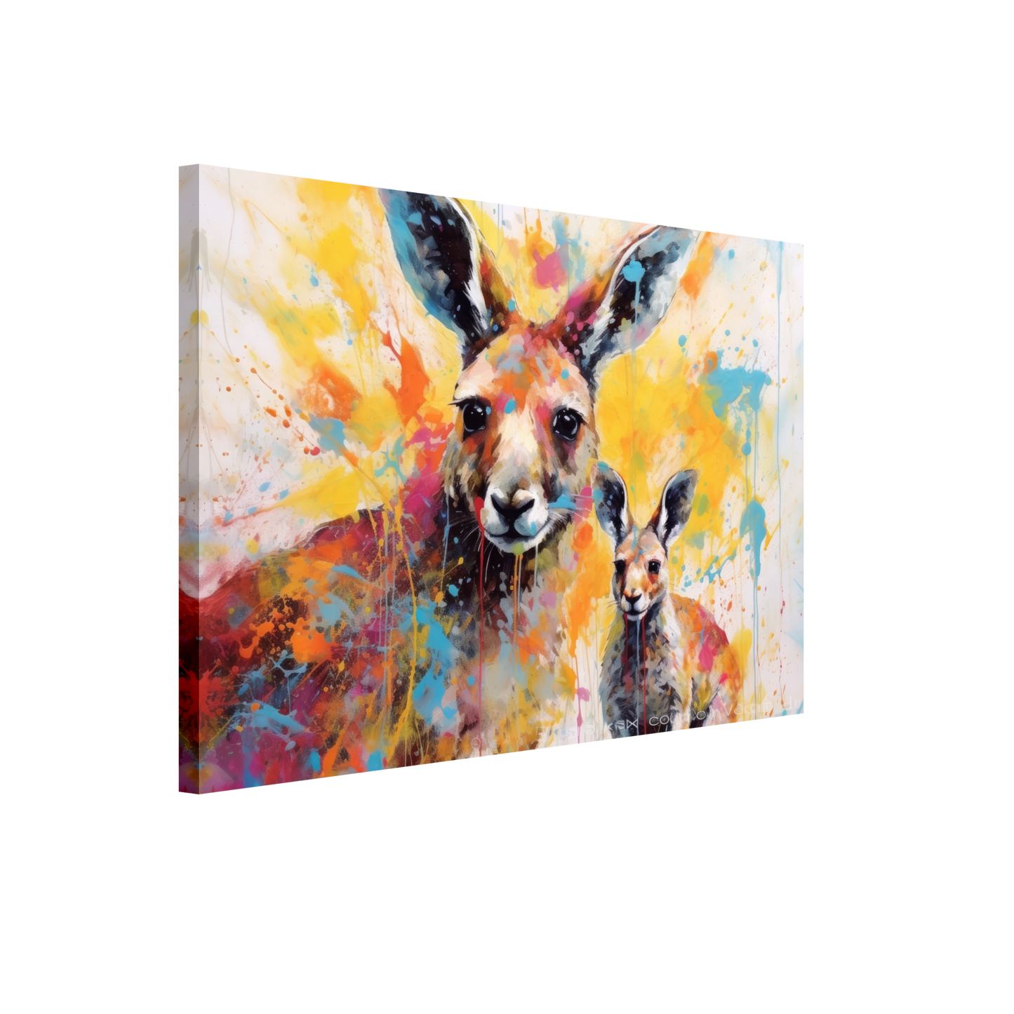 Kängurus Pop-Art (WILD101)