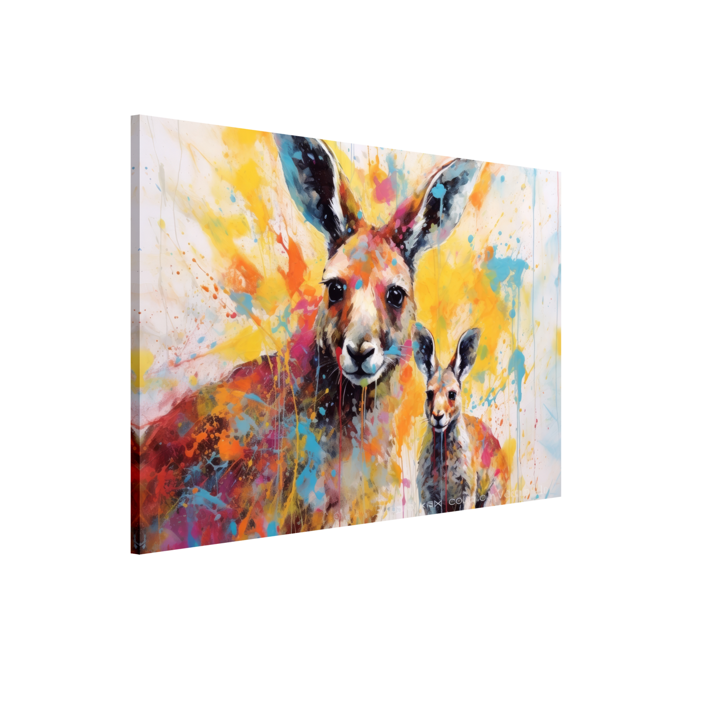 Kängurus Pop-Art (WILD101)