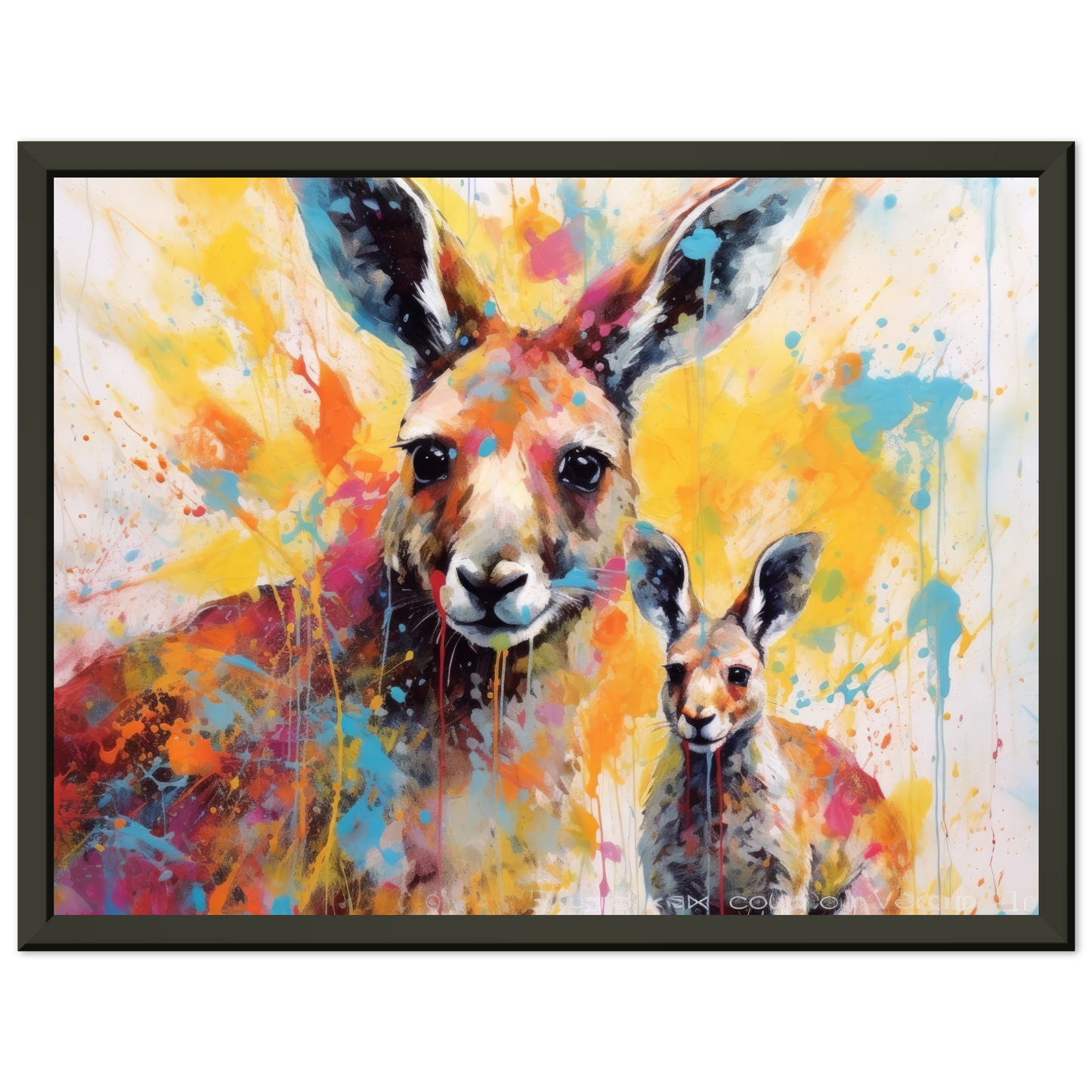 Kängurus Pop-Art (WILD101)